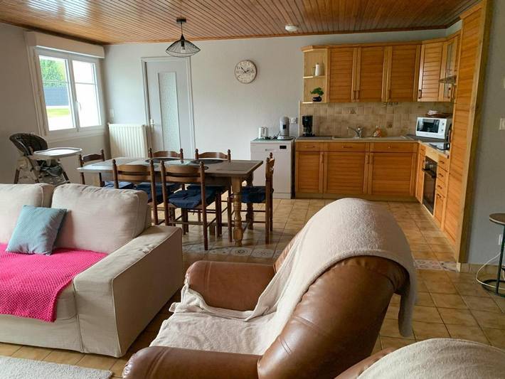 Location de vacances pour 4 personnes, avec Terrasse et Jardin à Moustoir-Ac