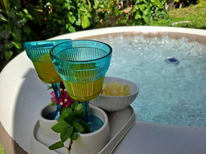 Appartement de vacances pour 4 personnes, avec jacuzzi et jardin