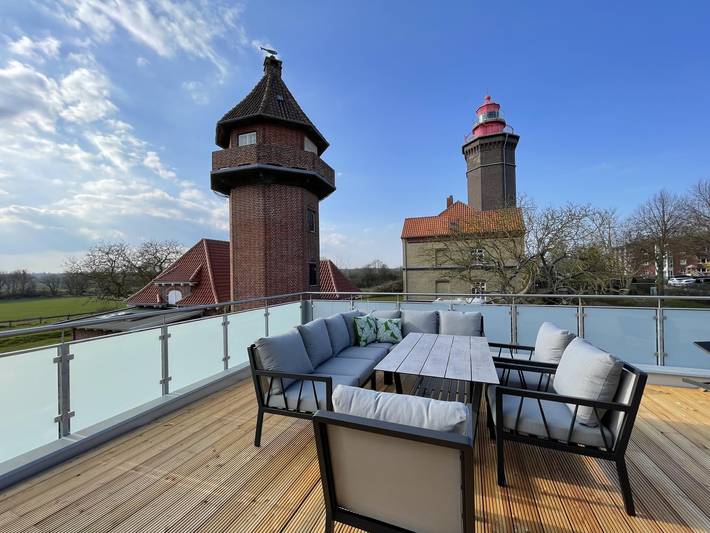 Ferienhaus mit Meerblick für 8 Personen, mit Sauna und Garten sowie Terrasse und Meerblick in Dahme