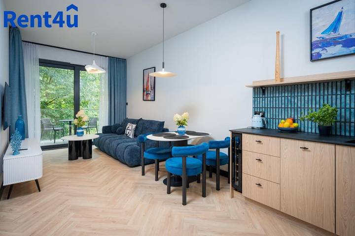 Ferienwohnung für 4 Personen, mit Balkon und Ausblick sowie Pool und Sauna, mit Haustier in Allenstein - 4