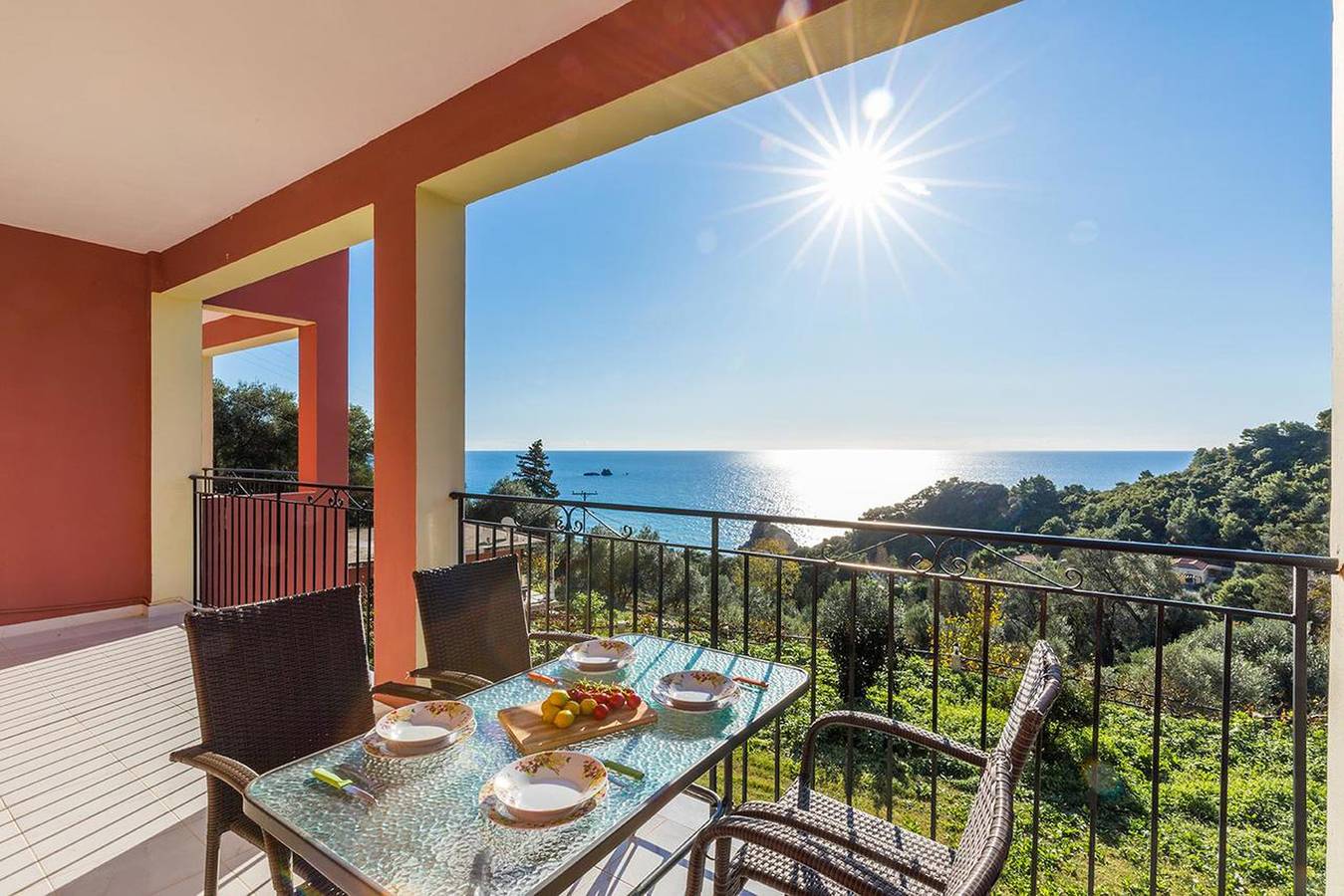 Cały apartament, Apartament wakacyjny dla 5 osób z widok na ocean in Pelekas, Korfu