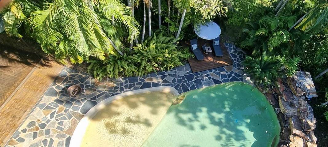 Maison de vacances pour 8 personnes, avec jardin ainsi que vue et piscine