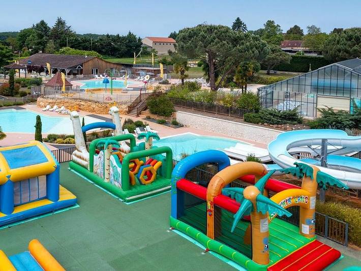 Mobil home pour 4 personnes, avec bassin pour enfant à Saint-Martial-de-Nabirat - 4