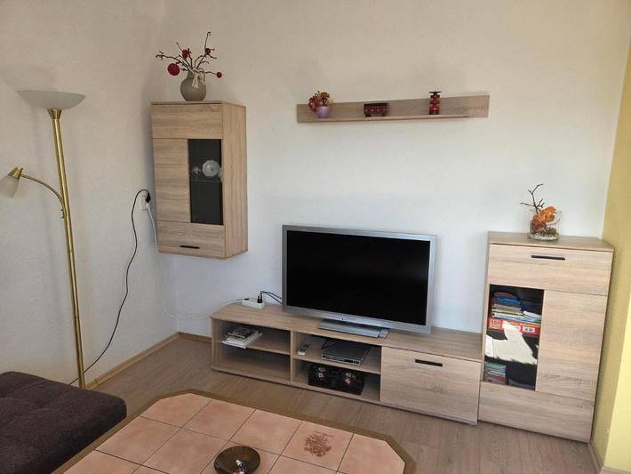 Ferienwohnung für 3 Personen, mit Garten und Ausblick in Bernsbach