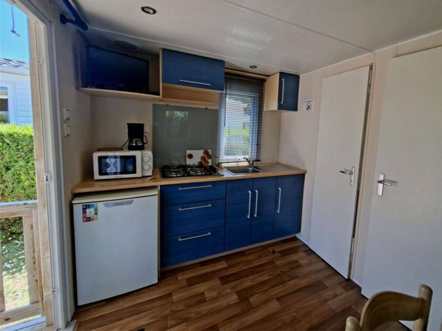Camping La Prévoté - Mobilhome 2 personnes - Mobil Home 1 chambre 2 pers Cocooning in Saint-Hilaire-de-Riez, Vallée de la Loire