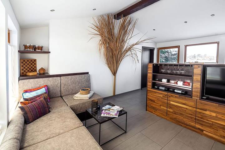 Ferienhaus für 2 Personen, mit Garten und Terrasse sowie Sauna, mit Haustier