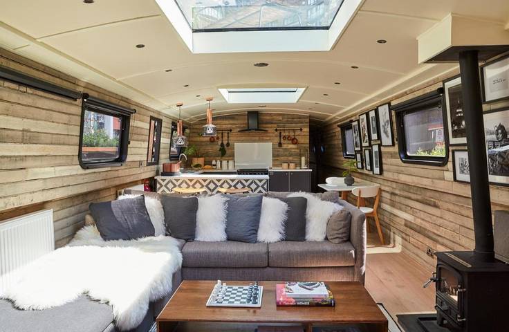 Boot für 4 Personen, mit Terrasse und Ausblick in London