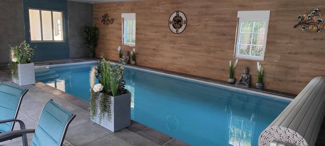 Location de vacances pour 2 personnes, avec vue ainsi que piscine et terrasse, animaux acceptés à Hautvillers-Ouville - 2