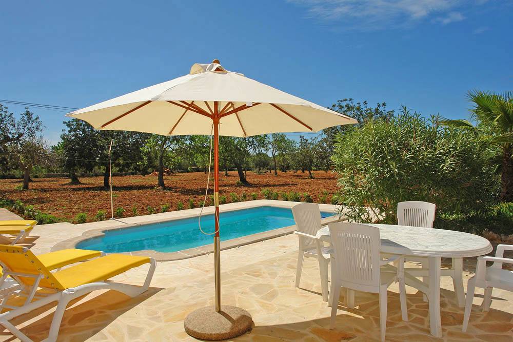 Chalet Mondrago in Cala Mondrago in Santanyí, Mallorca Süden