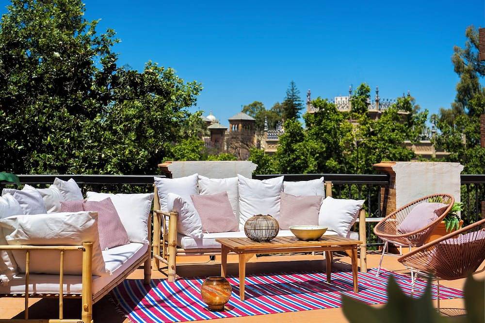 Villa Alfonso, Luxuriöses restauriertes Palasthaus neben der Plaza de España. in Distrito Sur (Sevilla), Sevilla