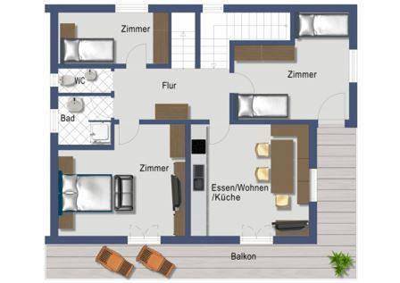 Location de vacances pour 14 personnes, avec Balcon ainsi que Terrasse et Sauna à Schruns - 4