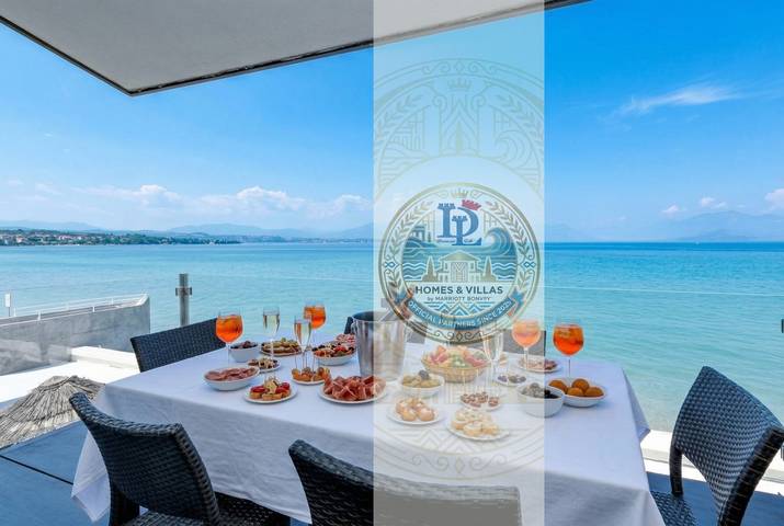 Villa für 6 Personen, mit Balkon und Terrasse sowie Garten und Seeblick in Desenzano del Garda
