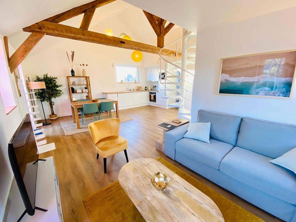 Appartement entier, Two-Bedroom Apartment with Ocean View in Houlgate, Région de Lisieux