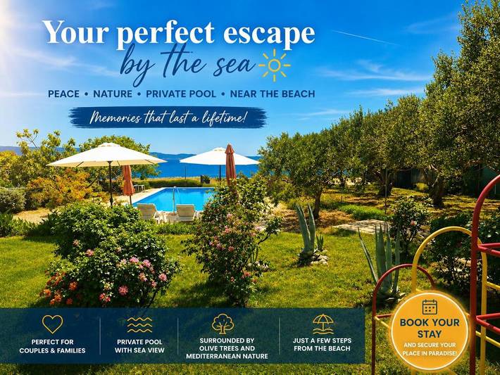 Ferienhaus für 4 Personen, mit Garten und Pool sowie Ausblick in Split