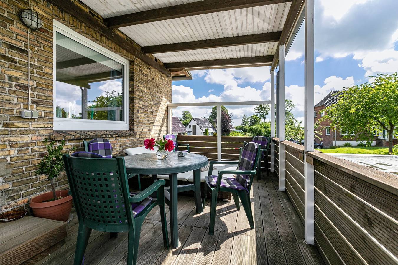 Ganze Wohnung, Ferienwohnung 'Devich' mit privater Terrasse, privatem Garten und Wlan in Oersberg, Kappeln & Umgebung
