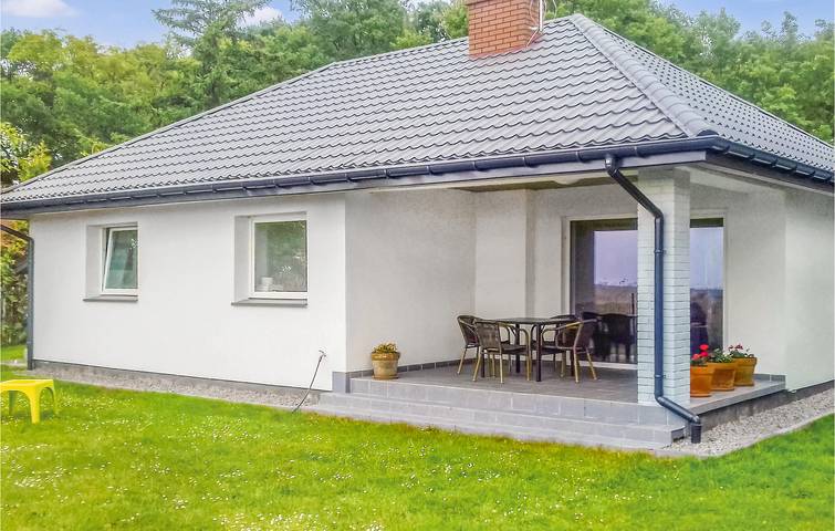 Ferienhaus für 4 Personen mit Seeblick in Nowe Warpno, Stettiner Haff