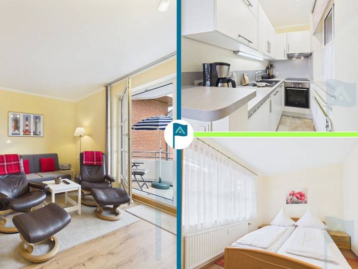 Ferienwohnung für 3 Personen, mit Balkon - 1