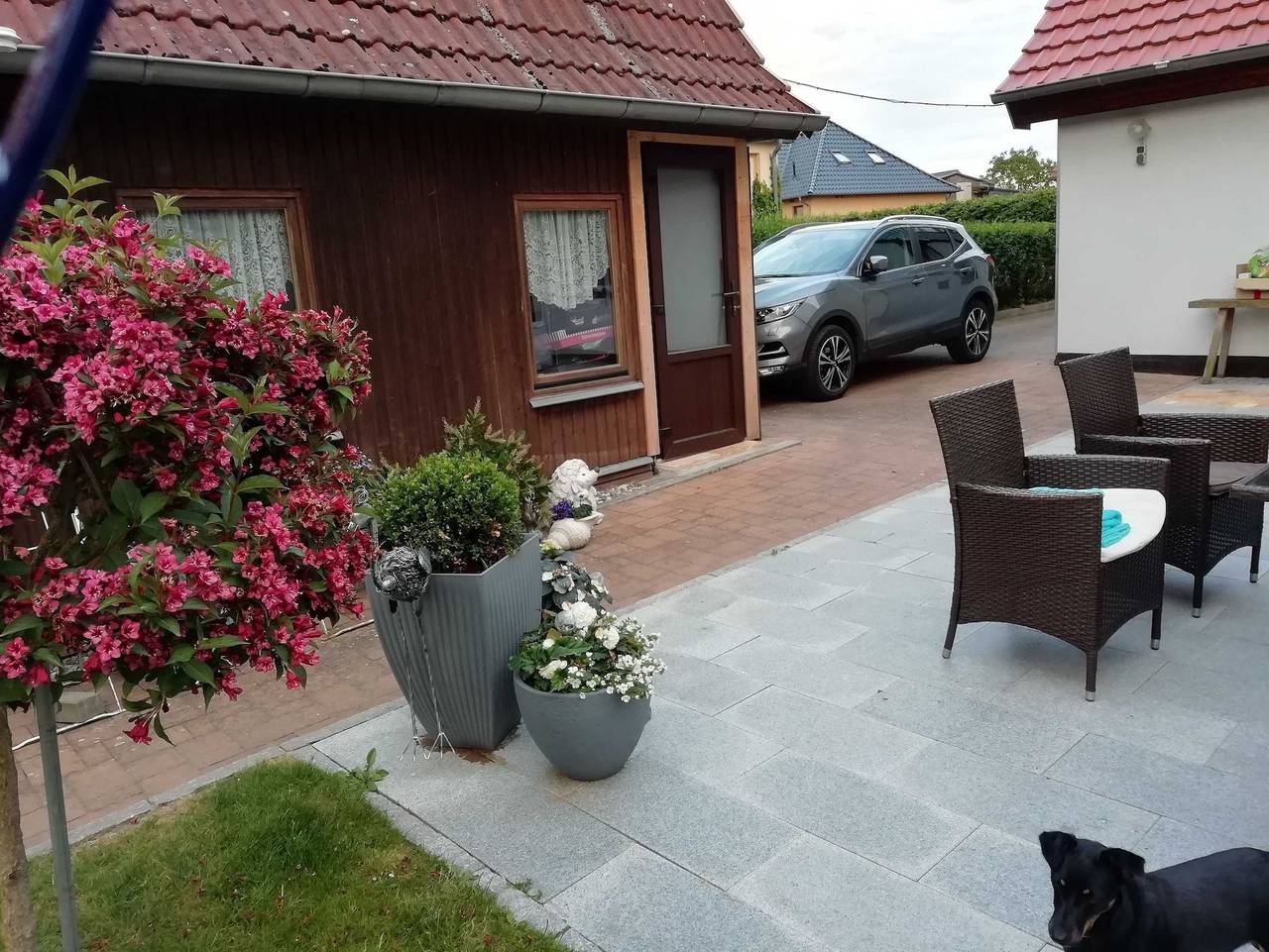 Ferienhaus am Kleinbauernhof Gersdorf bei Kühlungsborn - 3-Raum-Ferienhaus (max 4 Pers, 55m²) mit Gartenterrasse in Gersdorf, Biendorf