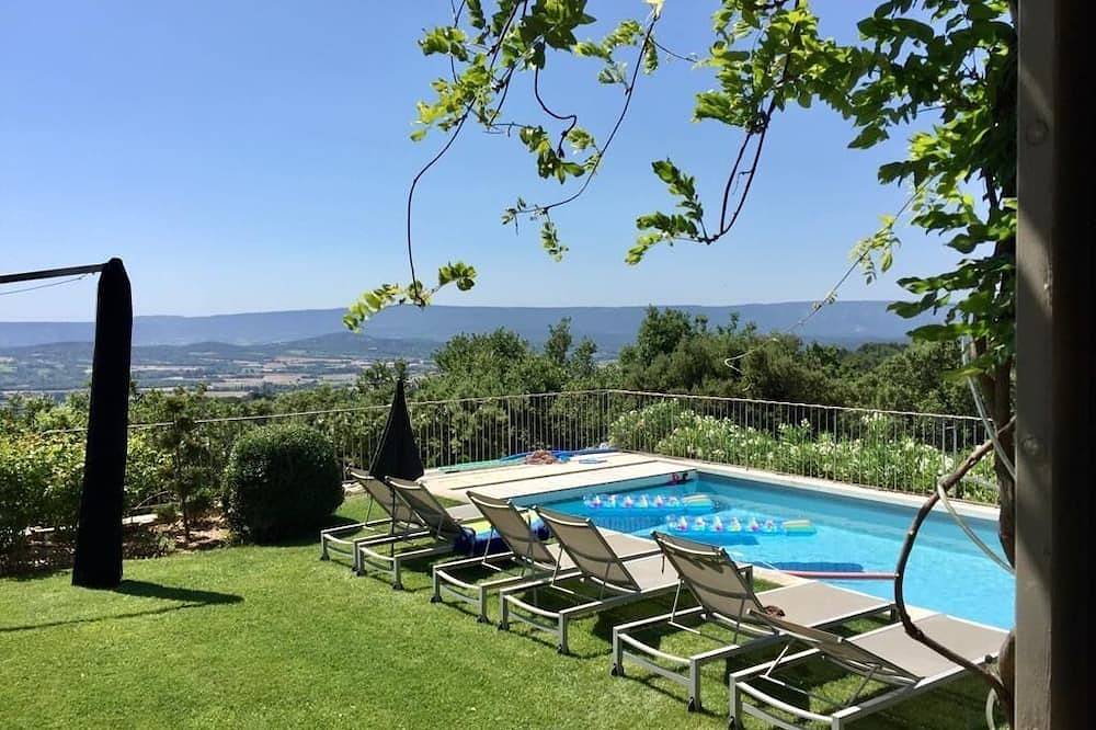 Klimatisiertes Landhaus mit Pool und herrlichem Panoramablick in Murs, Regionaler Naturpark Luberon