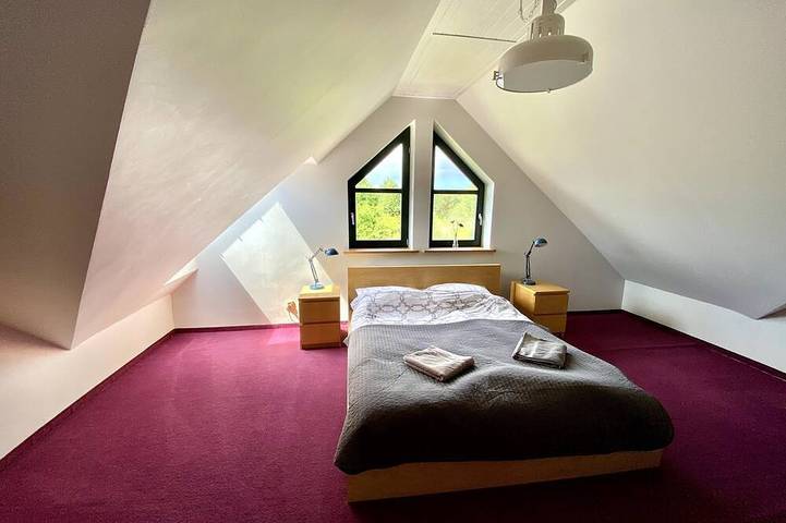 Luxus-Holzhaus mit Garten an der Ostsee mit Sauna / Whirlpool nahe Swinemünde in Kołczewo, Stettiner Haff