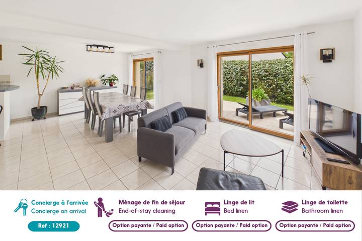 Haus mit großem Garten und Plancha – 8 Personen in Baden, Côte des Mégalithes