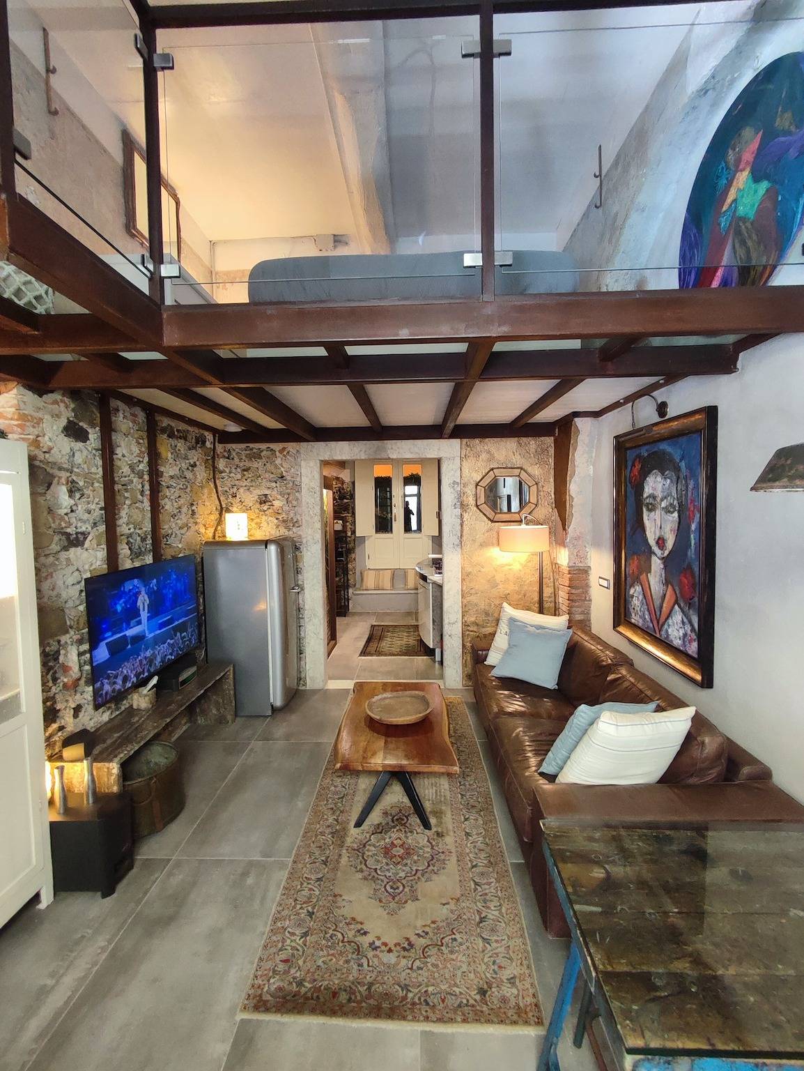 Ferienhaus 'Bilocale Stile Loft Centro Storico' mit Wlan und Klimaanlage in Marina di Carrara, Carrara