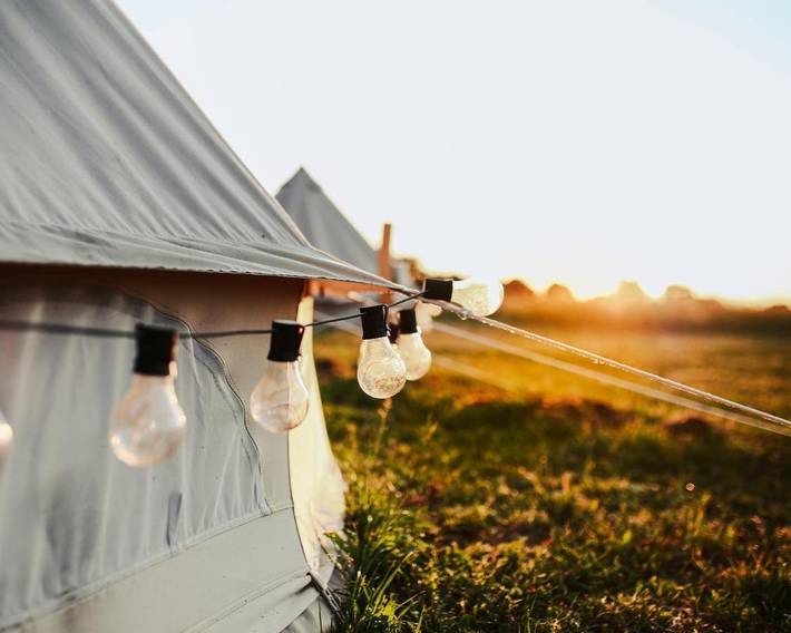 Camping für 2 Personen, mit Ausblick und Garten in Polnische Ostsee - 4