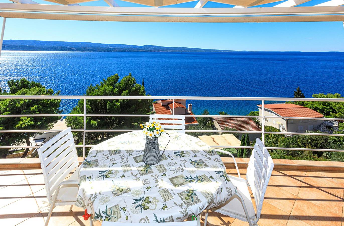 Hel lejlighed, Ferielejlighed for 5 personer med balkon in Omis, Split-Dalmatien