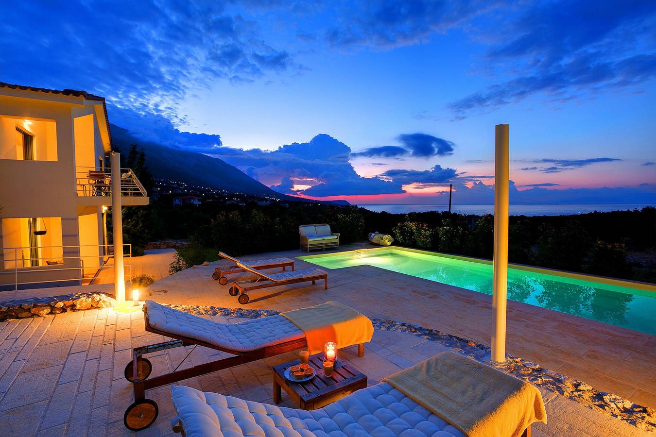 Villa 'Kteni Ideales Resort' with Sea View, Wi-Fi and Air Conditioning in Mousata, Kefalonia