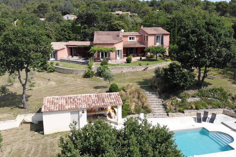 Grosses Haus, Gordes , beheizter Pool , freier Blick auf Goult, Roussillon in Joucas, Regionaler Naturpark Luberon