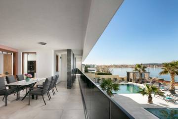 Ferienwohnung für 4 Personen, mit Balkon/Terrasse und Terrasse, kinderfreundlich auf Vir