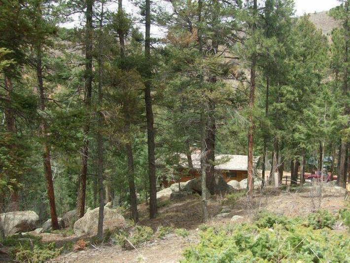 Log cabin for 5 people, with terrace and pool, with pets in Pikes Peak