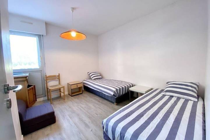 Gîte pour 5 personnes, avec balcon dans Plage Toulhars - 4