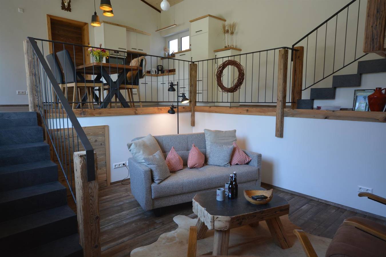 Ganze Ferienwohnung, Appartement/Fewo, Bad, Wc, 1 Schlafraum in Isny, Isny im Allgäu