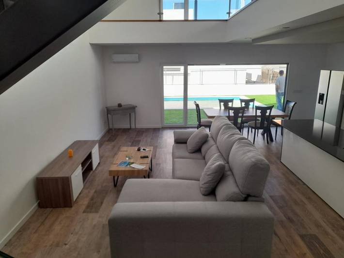Casa rural para 8 personas, con piscina además de jardín y vistas en Costa da Caparica - 3