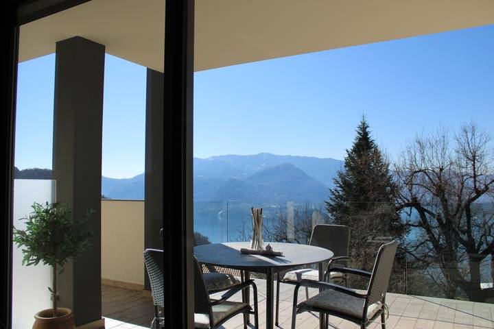 Gîte pour 3 personnes, avec sauna ainsi que vue sur le lac et balcon dans Perledo - 2