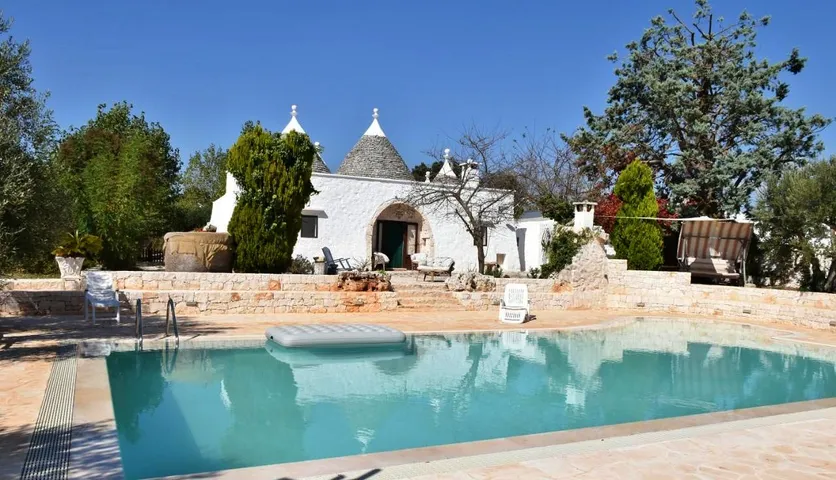 Ferienhaus für 4 Personen, mit Garten und Pool sowie Ausblick, mit Haustier - 1