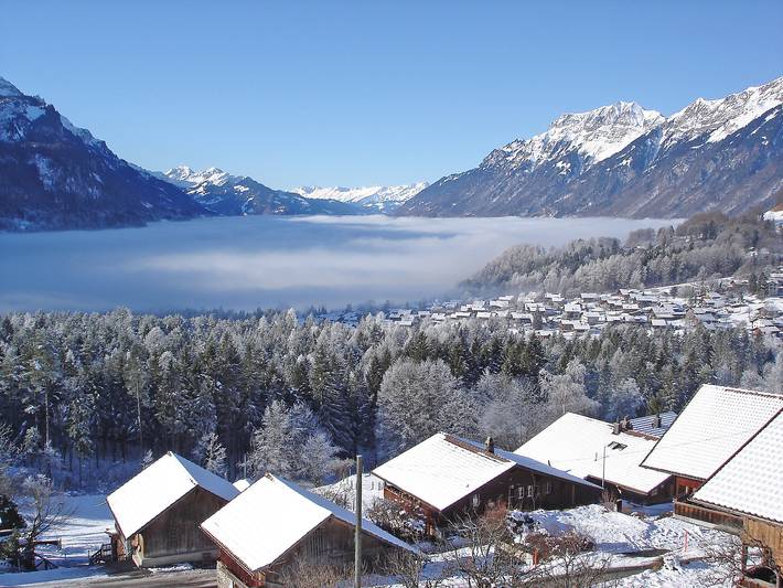 Ferienwohnung für 4 Personen, mit Garten und Seeblick im Berner Oberland - 2