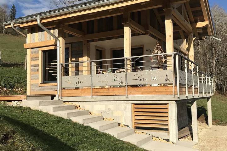 Chalet for 5 people, with balcony and garden - 1