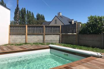 Gîte pour 8 personnes, avec jardin dans Plage du Nau