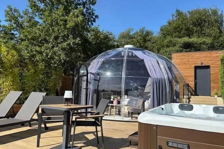 Chambre d’hôte pour 2 personnes, avec jacuzzi