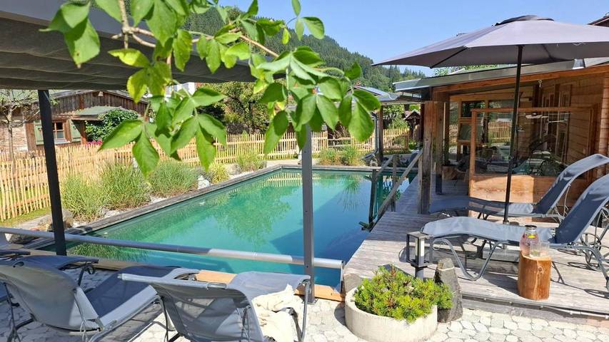 Ferienwohnung für 4 Personen, mit Balkon und Terrasse sowie Garten und Pool im Allgäu - 3