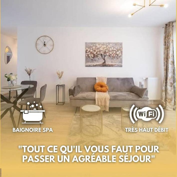 Appartement de vacances pour 5 personnes, avec jardin