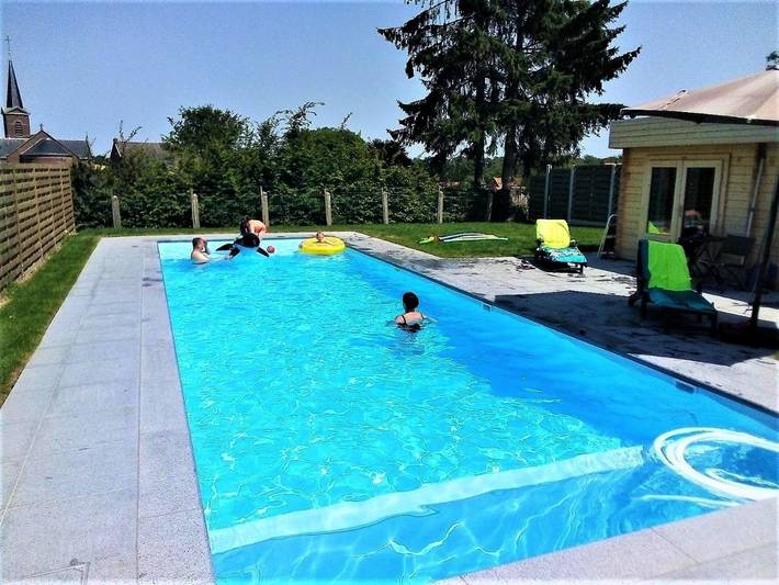 Location de vacances pour 4 personnes, avec piscine et jardin ainsi que sauna et terrasse, animaux acceptés à Gingelom - 4