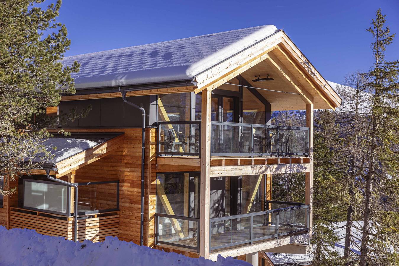 Superior Chalet # 14 mit Sauna & Hot Tub in Stadl-Predlitz, Turracher Höhe