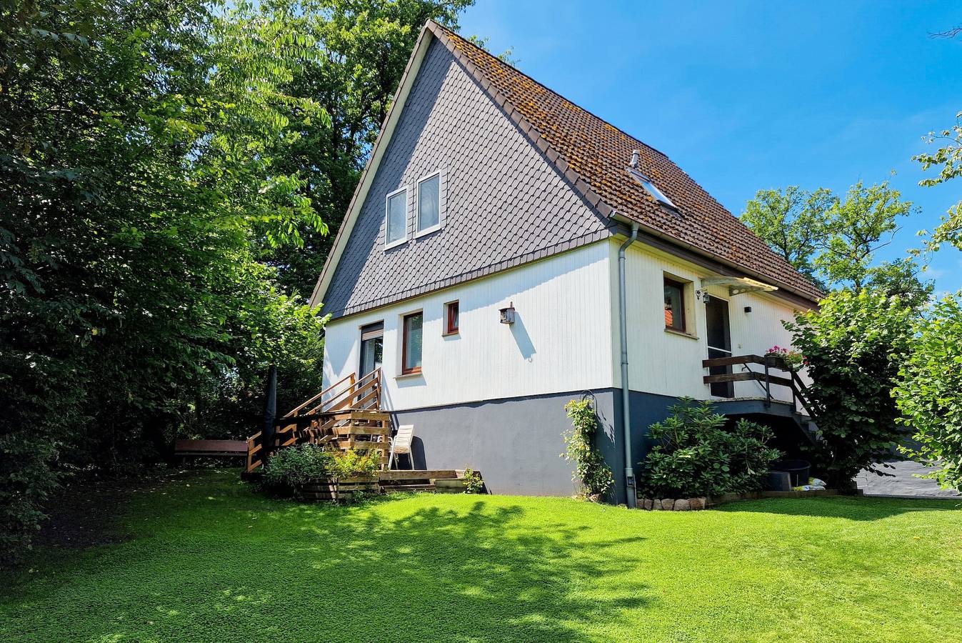 Ferienhaus 'Oehm' mit privater Terrasse, privatem Garten und Wlan in Müden (Örtze), Faßberg