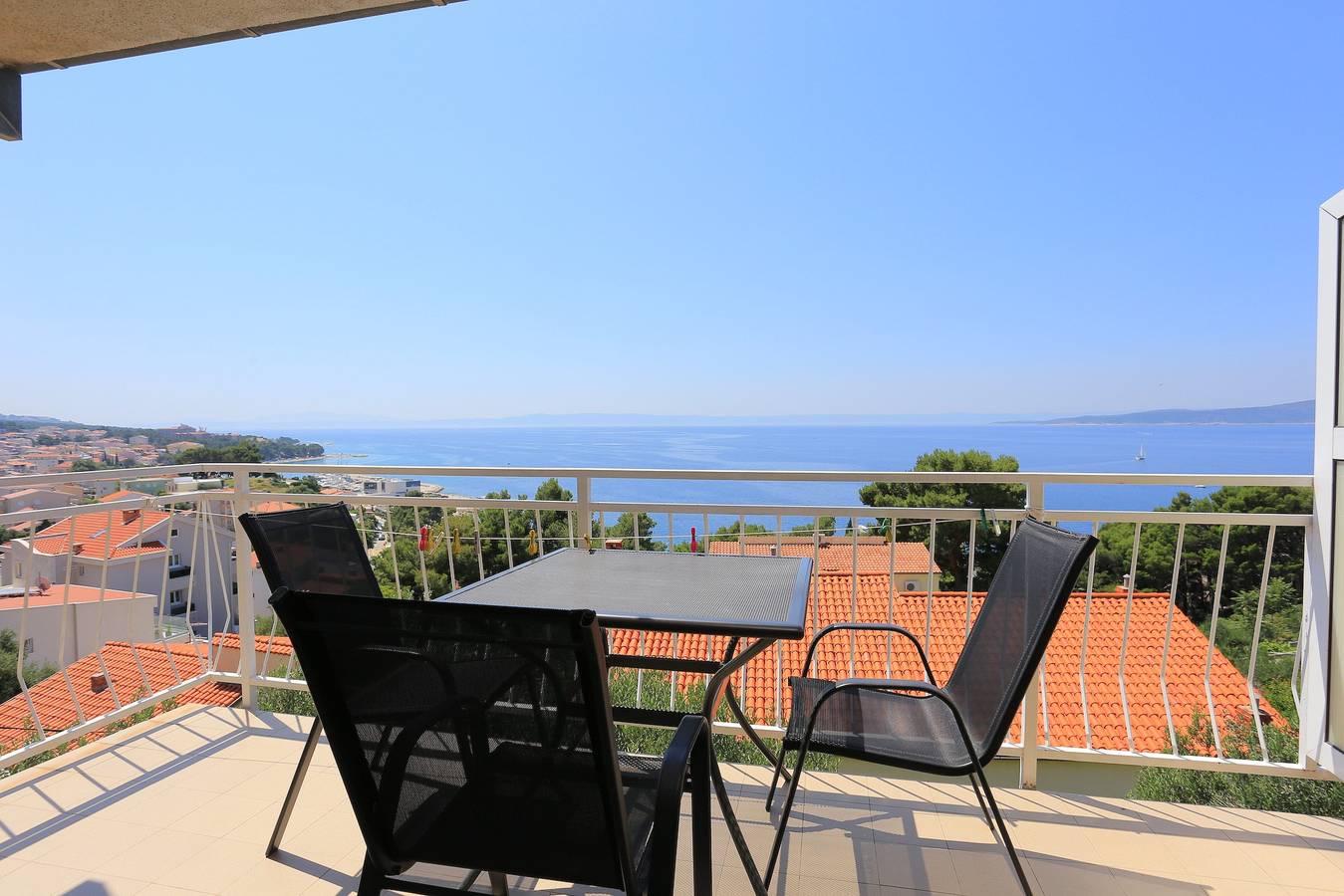 Ganze Wohnung, Studio Appartement mit Terrasse und Meerblick Baska Voda (Makarska) As-300-c in Baska Voda, Makarska Riviera