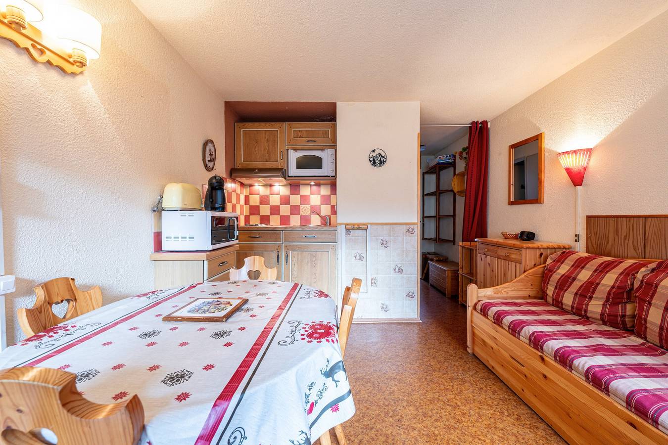 Appartement entier, Appartement 'Au Pied Des Pistes' avec balcon in Saint-Martin-de-Belleville, Massif de la Vanoise
