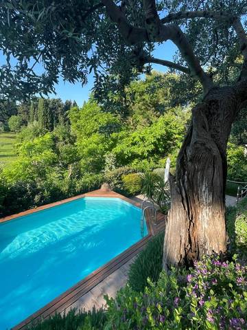 Chambre d’hôte pour 2 personnes, avec vue ainsi que jardin et piscine à Campiglia Marittima