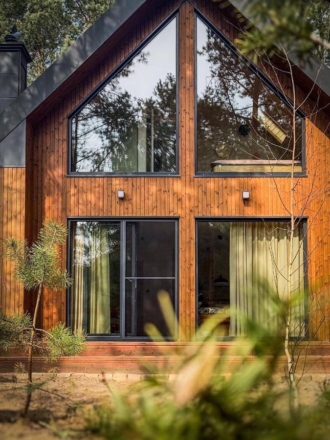 Dom wakacyjny dla 6 osób, z Taras i Ogród oraz Sauna i Widok w Sieraków